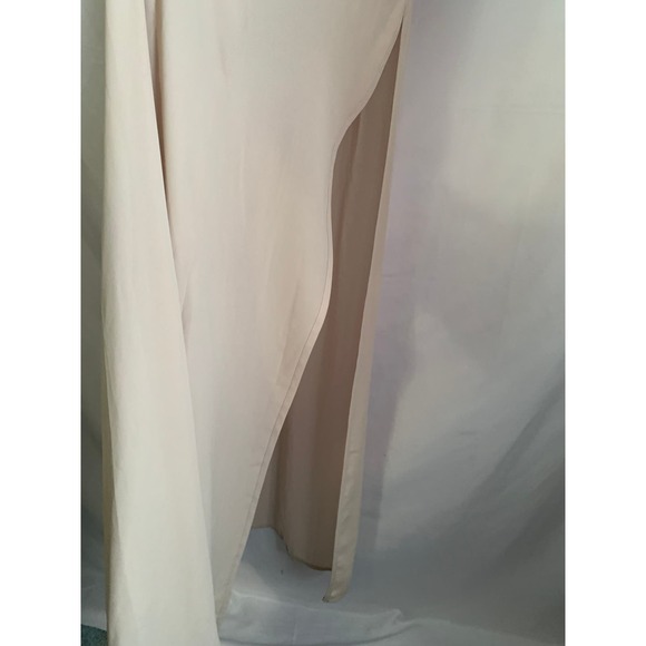 Show Me Your MuMu Heather Halter Women's Small Maxi Dress Slit Side Chic Classy - Picture 8 of 8